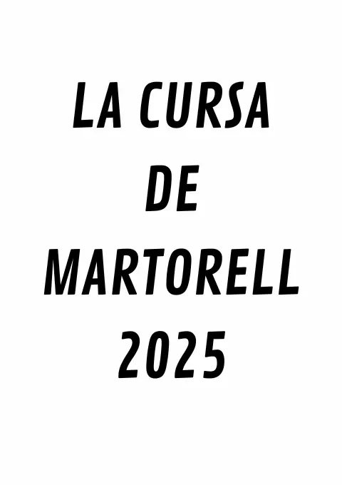 cursa de martorell
