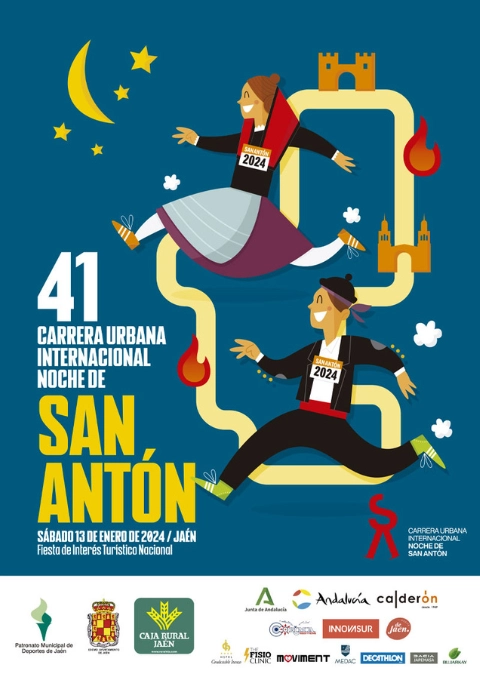 Carrera urbana noche de san anton 2025